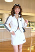 MINA Women Track Co-Ord Suits Jacket with Mini Skirts